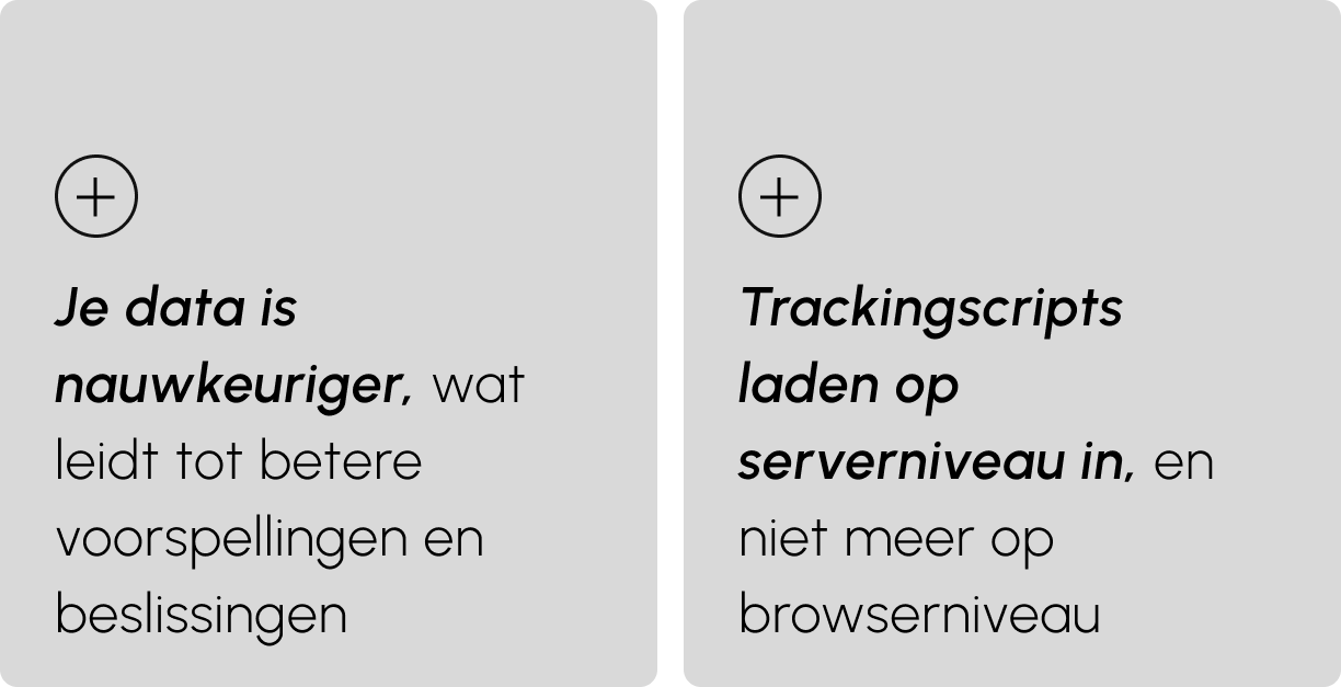 Voordelen server side tagging