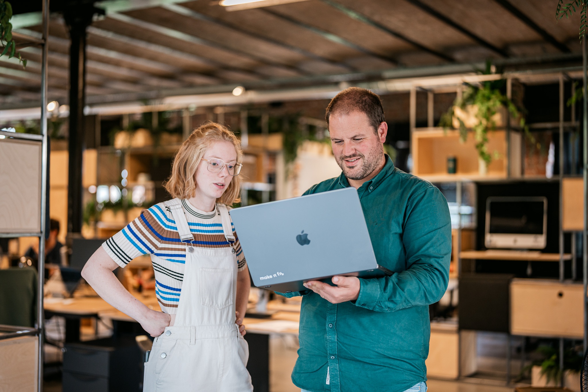 Silke en Michiel, creative designers bij make it fly