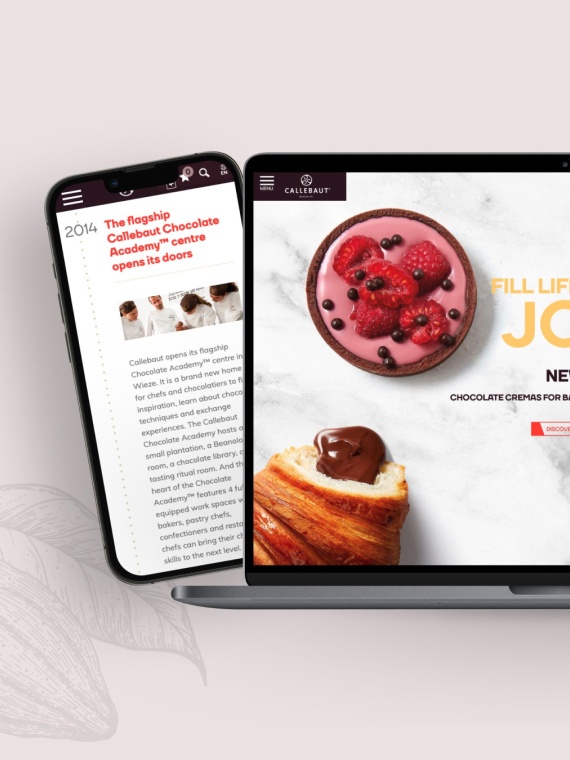 Callebaut - B2B webplatform